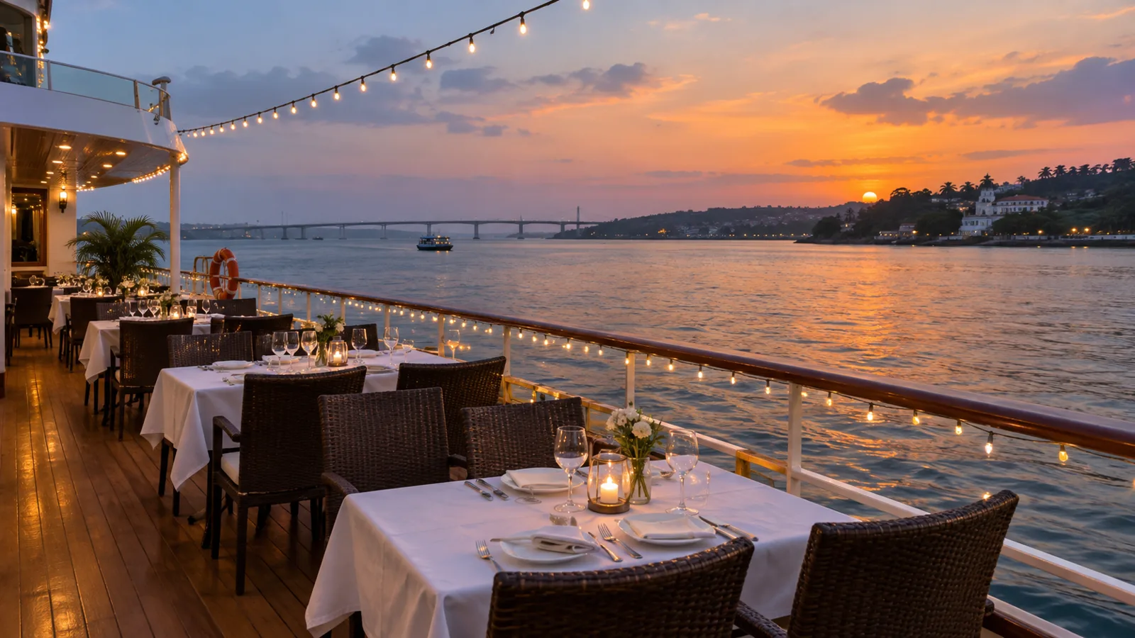 Adv dinnercruise (illustrative scene)